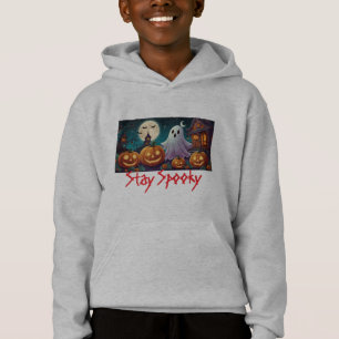 Spooky, Halloween-Geister und Pumpkins bleibe Hoodie