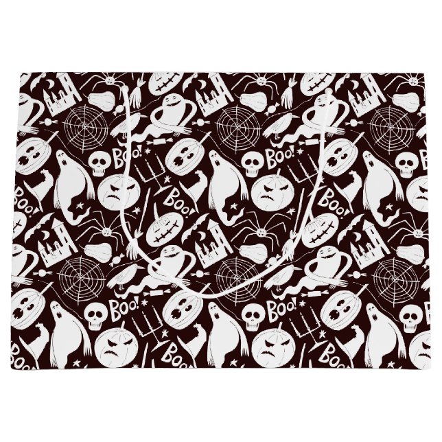 Spooky Halloween-Geschenktasche Große Geschenktüte (Vorderseite)
