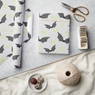 Spooky Halloween-Geschenkwrap | Vintage Hexe und P Geschenkpapier