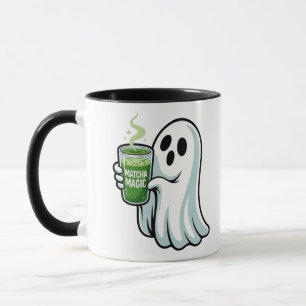Spooky Halloween Ghost Drink Matcha Drink Tasse