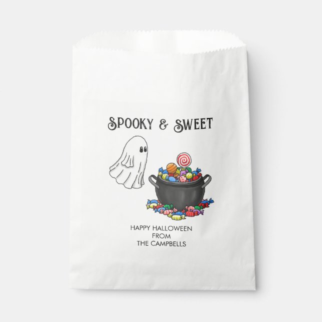 Spooky Halloween Ghost Geschenktütchen (Vorderseite)
