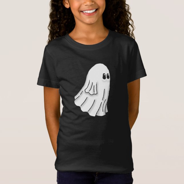 Spooky Halloween Ghost T-Shirt (Vorderseite)