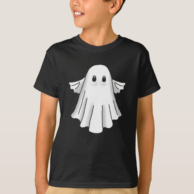 Spooky Halloween Ghost T-Shirt (Vorderseite)