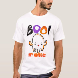 Spooky Halloween Ghost Throw Kissen T-Shirt