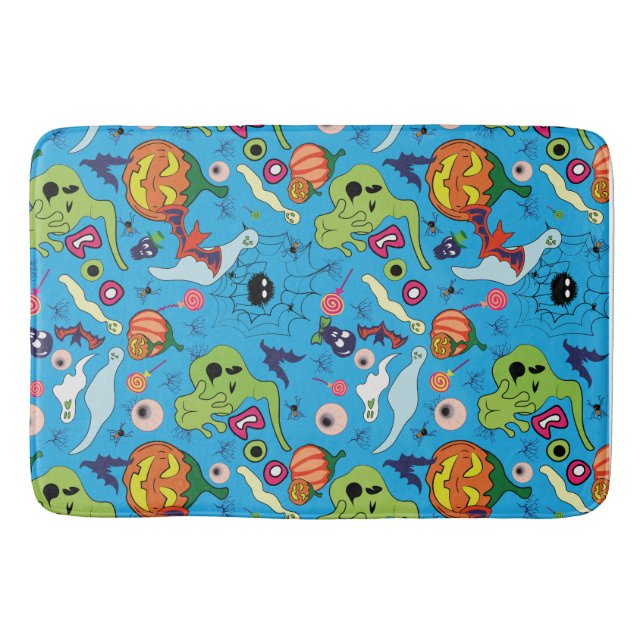 Spooky Halloween Graphic Collection Badematte (Vorderseite)