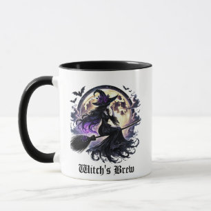 Spooky Halloween Hexenbraue Tasse