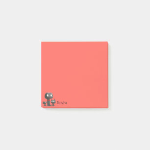 Spooky Halloween Hunde Red Post-it Klebezettel