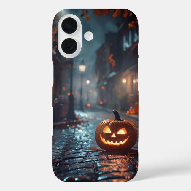 Spooky Halloween Jack-O'-Lantern Case-Mate iPhone Hülle (Rückseite)