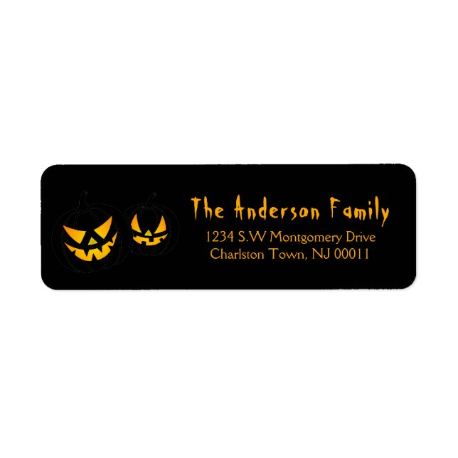 Spooky Halloween Jack-O-Lantern Pumpkin (Vorne)