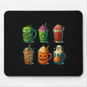 Spooky Halloween Kaffee Drinks Niedliche Beängstig Mousepad