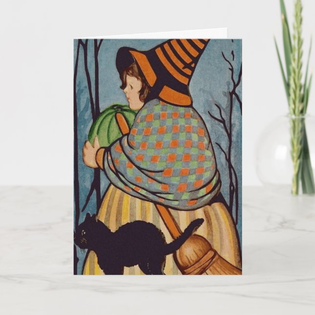 Spooky Halloween Karte (Vorderseite)