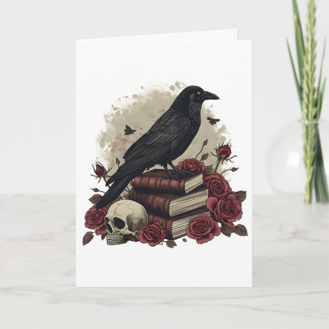 Spooky Halloween Karte (Vorderseite)