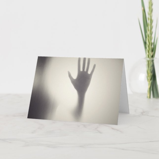 Spooky Halloween Karte (Vorderseite)