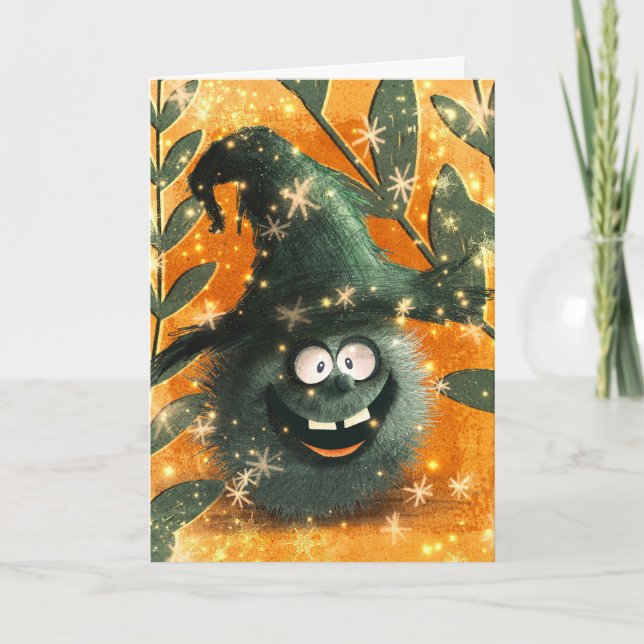 Spooky Halloween Karte (Vorderseite)