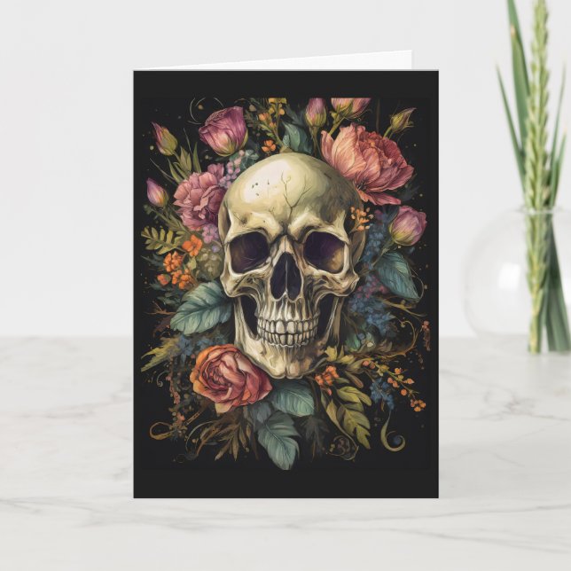 Spooky Halloween Karte (Vorderseite)