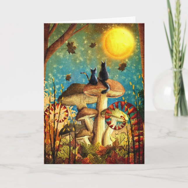 Spooky Halloween Karte (Vorderseite)