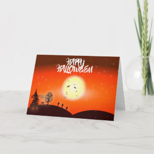 Spooky Halloween Karte