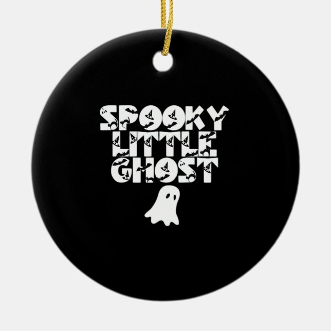 Spooky Halloween Keramik Ornament (Vorne)