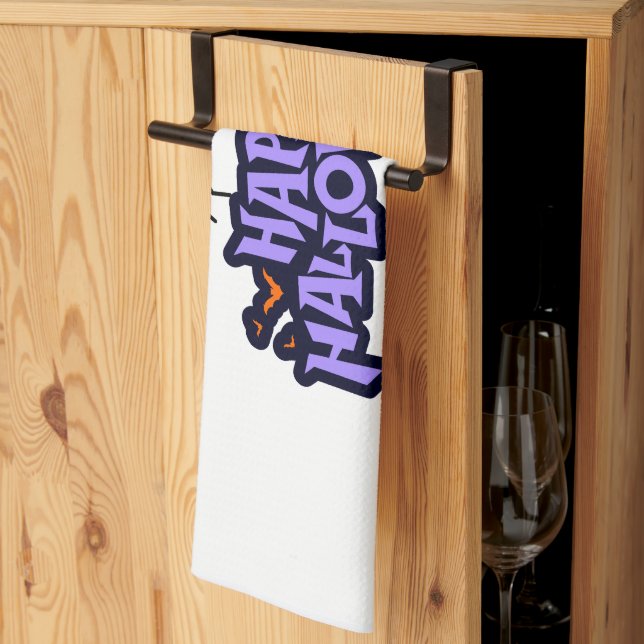 Spooky Halloween Küchentuch (Drittel gefaltet)