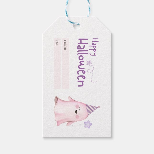 Spooky Halloween-Leckerei Geschenkanhänger (Vorderseite)