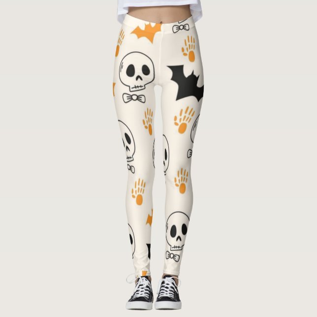 Spooky Halloween Leggings (Vorderseite)