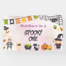 Spooky Halloween Niedlich Ghost-Banner