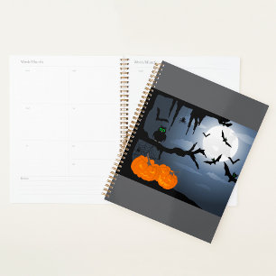 Spooky Halloween Night Szene Planer