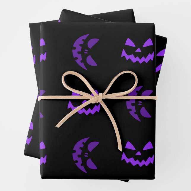 Spooky Halloween paper Geschenkpapier Set (Beispiel)