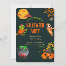 Spooky Halloween-Party Einladung