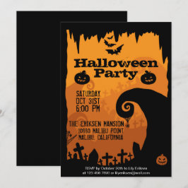 Spooky Halloween-Party Einladung