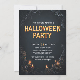 Spooky-Halloween-Party Einladung