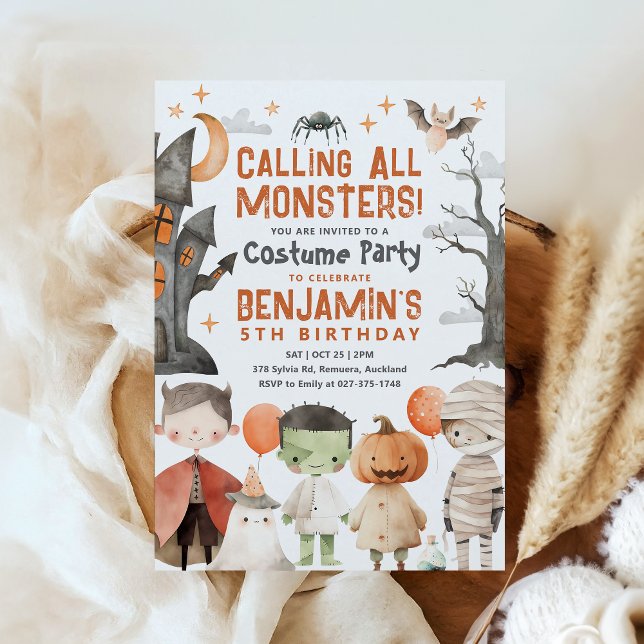 Spooky Halloween Party Einladung (Von Creator hochgeladen)