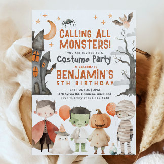 Spooky Halloween Party Einladung