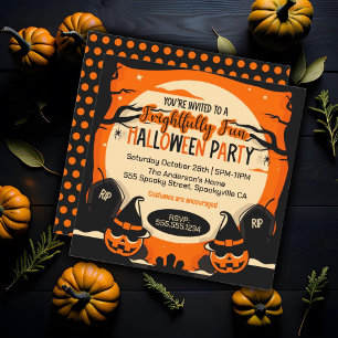 Spooky-Halloween-Party Einladung