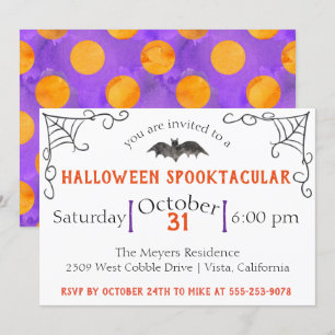 Spooky Halloween-Party Einladung