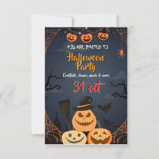 Spooky Halloween-Party Einladung