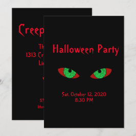 Spooky Halloween-Party Einladungen