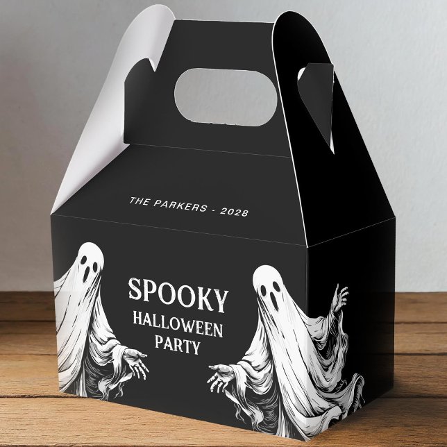 Spooky-Halloween-Party-Leckerei mit Geist Geschenkschachtel (Von Creator hochgeladen)