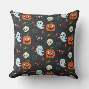 Spooky Halloween Pattern Kissen
