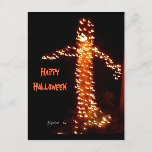 Spooky Halloween Postcard Postkarte