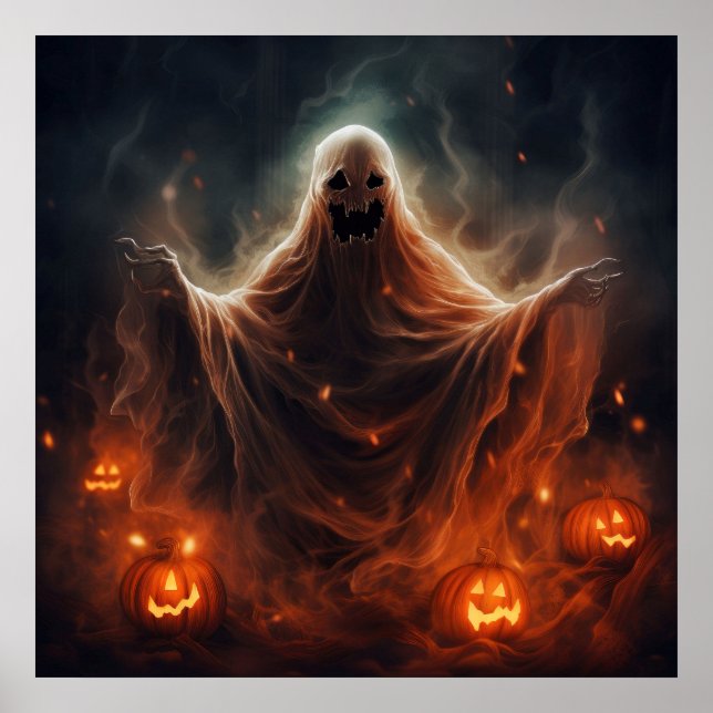 Spooky Halloween Poster (Vorne)