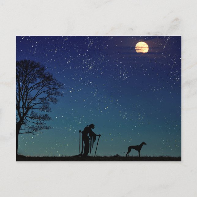 Spooky Halloween Postkarte (Vorderseite)