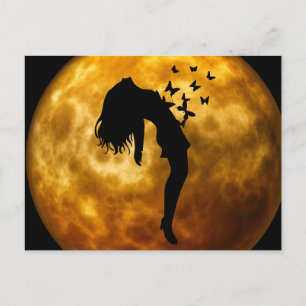 Spooky Halloween Postkarte