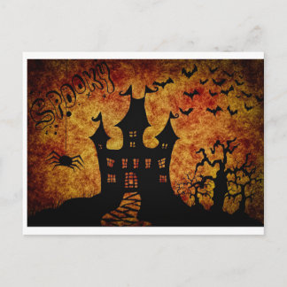 Spooky Halloween Postkarte