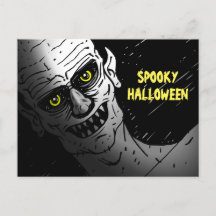 Spooky halloween Postkarte
