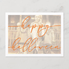 Spooky Halloween Postkartenvorlage Feiertagspostkarte