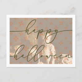 Spooky Halloween Postkartenvorlage Postkarte