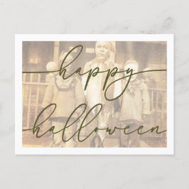 Spooky Halloween Postkartenvorlage Postkarte