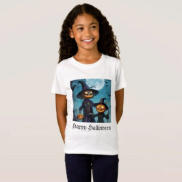 Spooky Halloween Pumpkin Duo T-Shirt