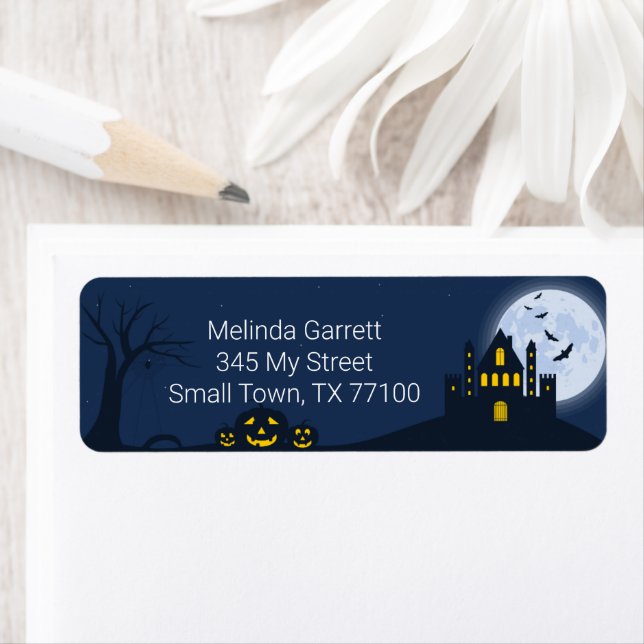 Spooky Halloween Pumpkin Spuk House (Insitu)